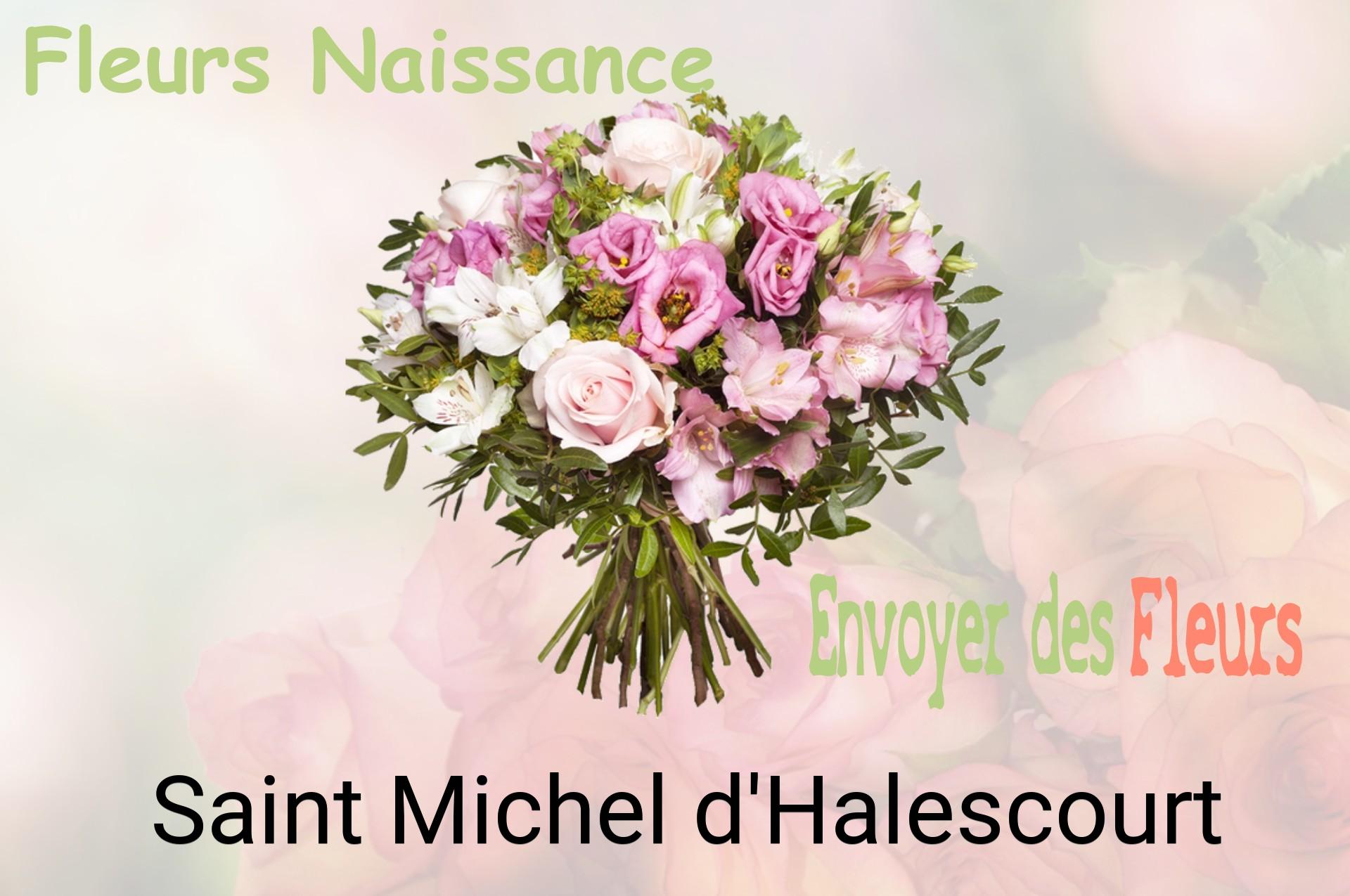 Bouquet de fleurs de naissance livré à Saint-Michel-d'Halescourt